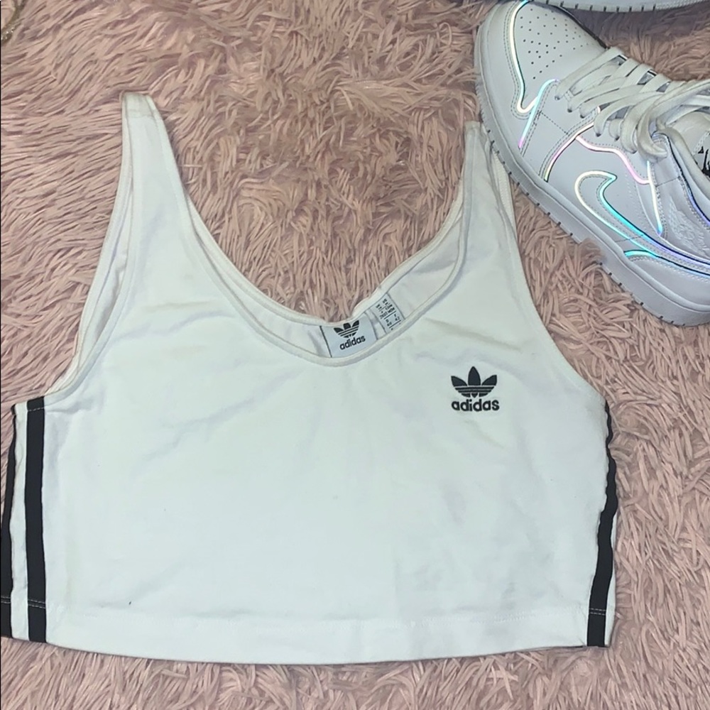 Adorable adidas crop tank from pacsun!
